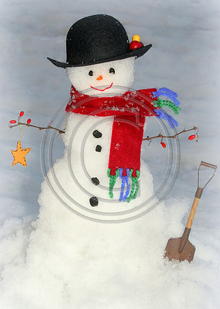 Kathleen's hand made in snow "Miss February's Boyfriend"