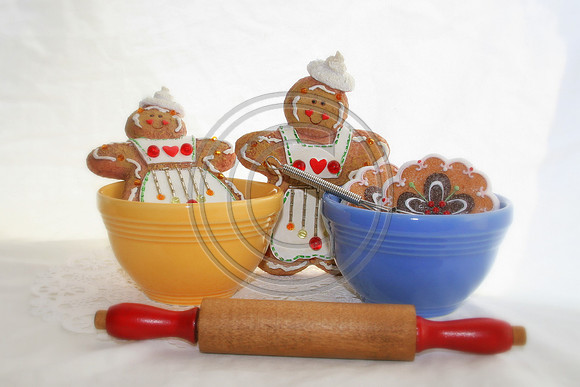 Making Gingerbread Men