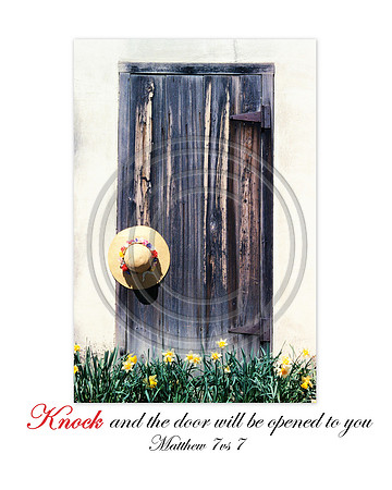 Ask, seek, knock and the door will be opened to you ~ Matthew 7vs 7
