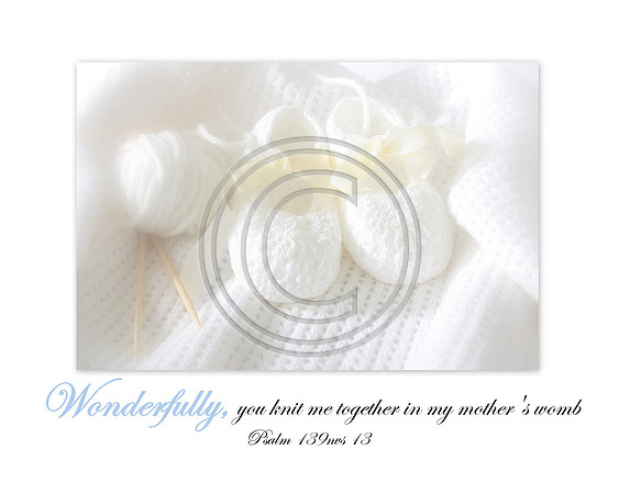 Wonderfully, you knit me together in my mothers womb Psalm 139 vs 13 for boys